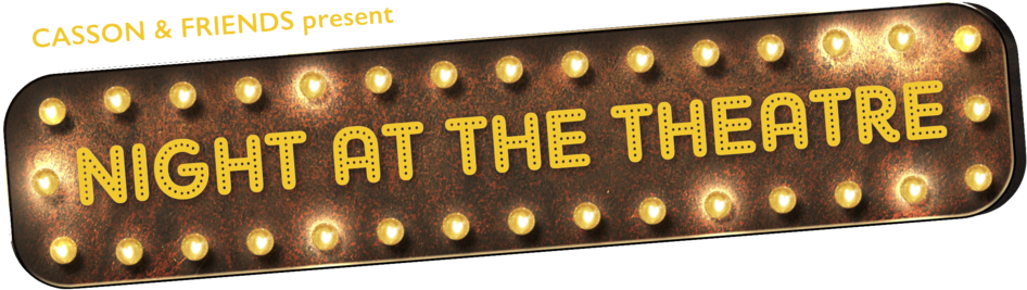 Nightatthe Theatre Signage PNG Image