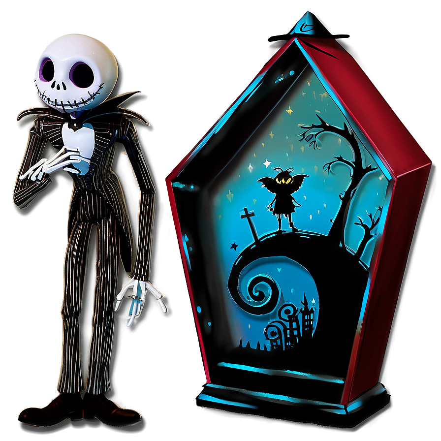 Nightmare Before Christmas Coffin Png 4 PNG Image