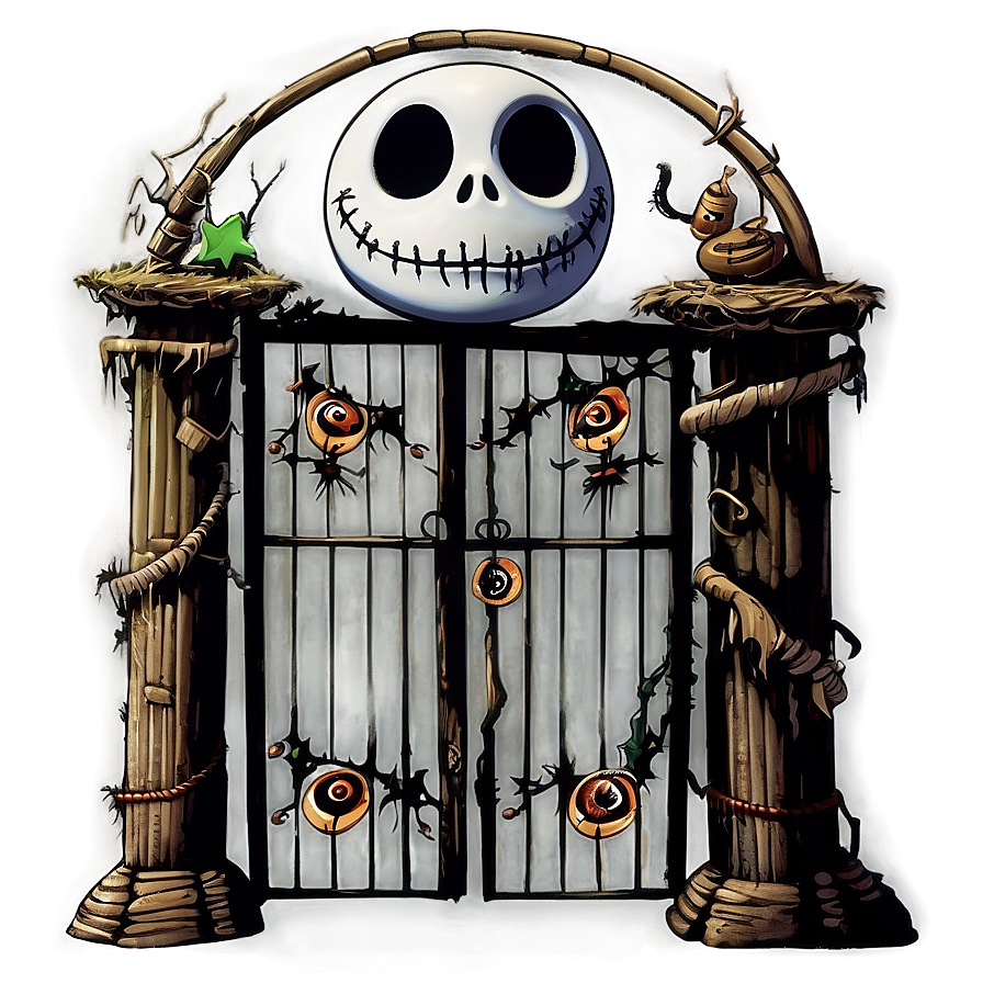 Nightmare Before Christmas Gate Png 41 PNG Image