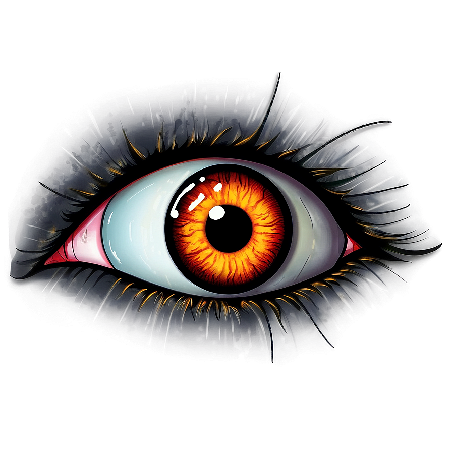 Nightmare Eyes Illustration Png Nid PNG Image