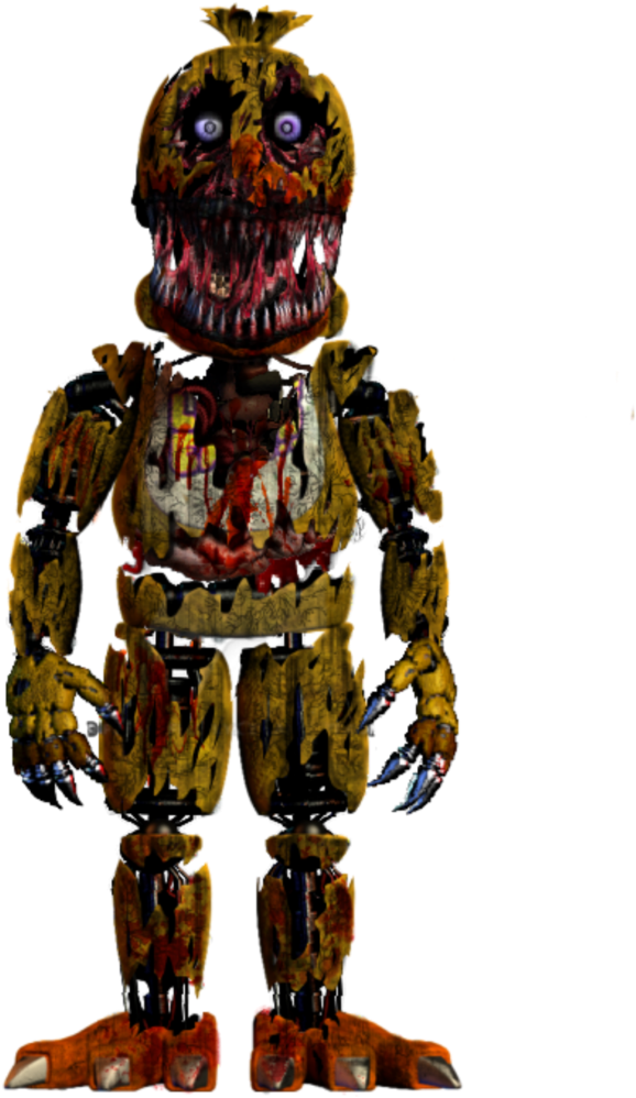 Nightmare Fredbear F N A F Character PNG Image