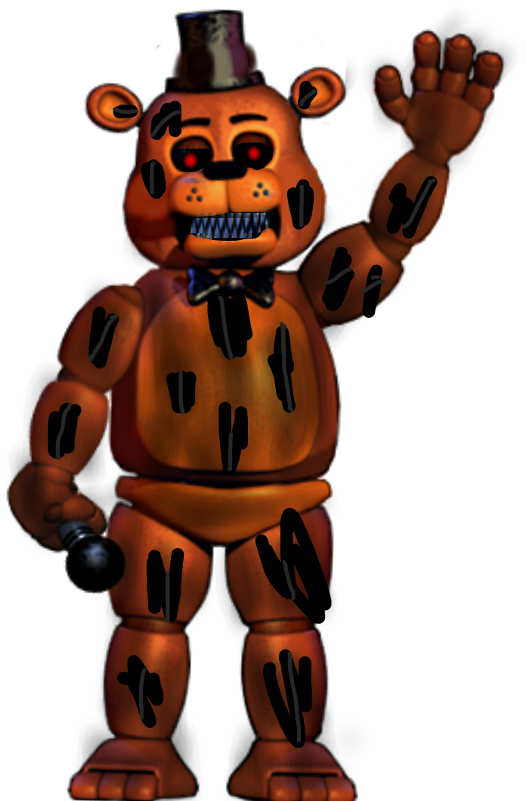 Nightmare Freddy F N A F Character PNG Image