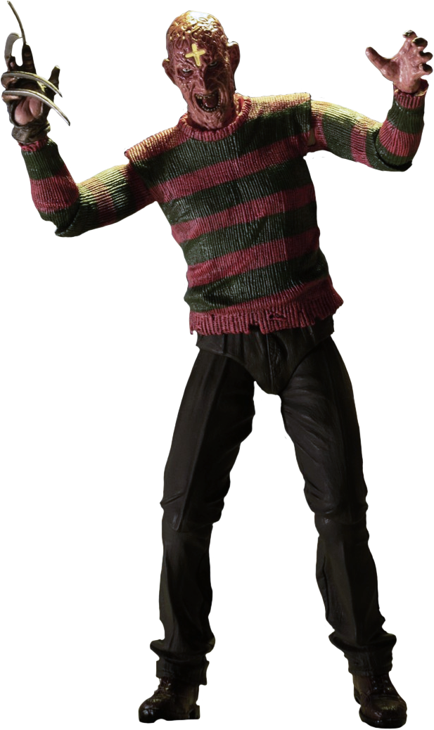 Nightmare Freddy Figure Stance PNG Image