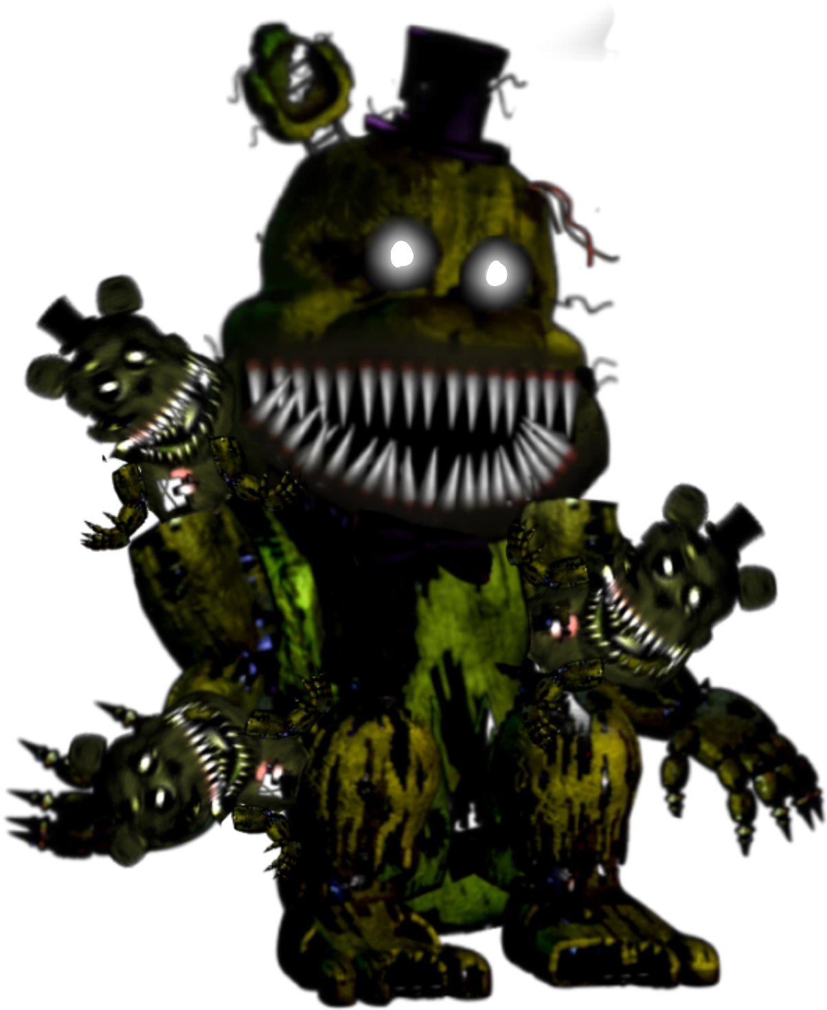 Nightmare Freddy Five Nightsat Freddys PNG Image