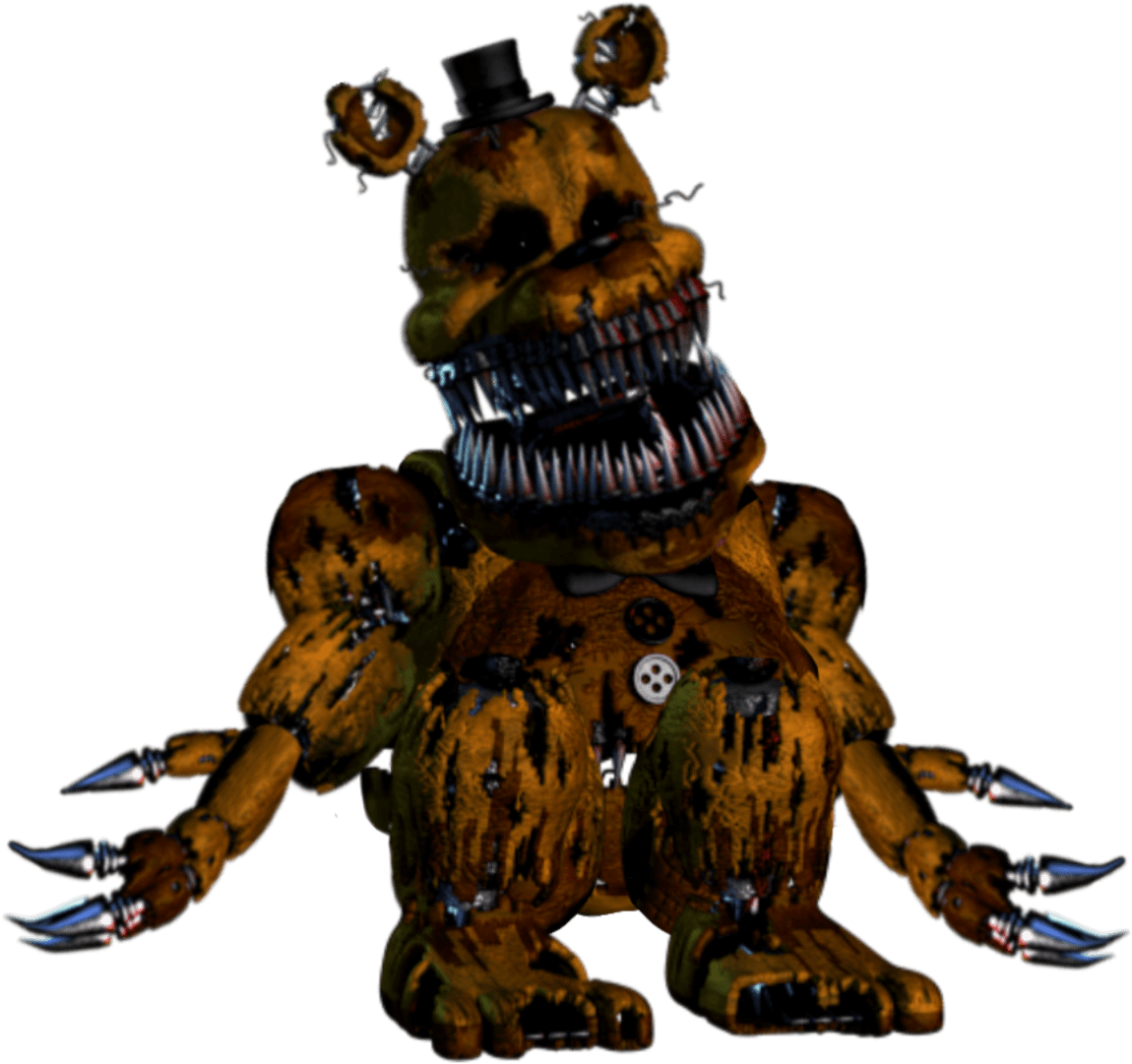 Nightmare Freddy Five Nightsat Freddys PNG Image