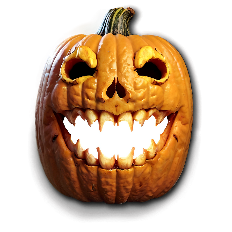 Nightmarish Pumpkin Face Png Lif30 PNG Image