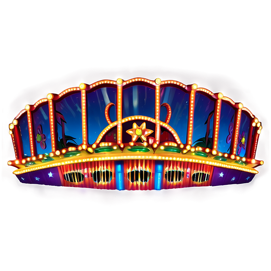 Nighttime Carnival Lights Png 06122024 PNG Image