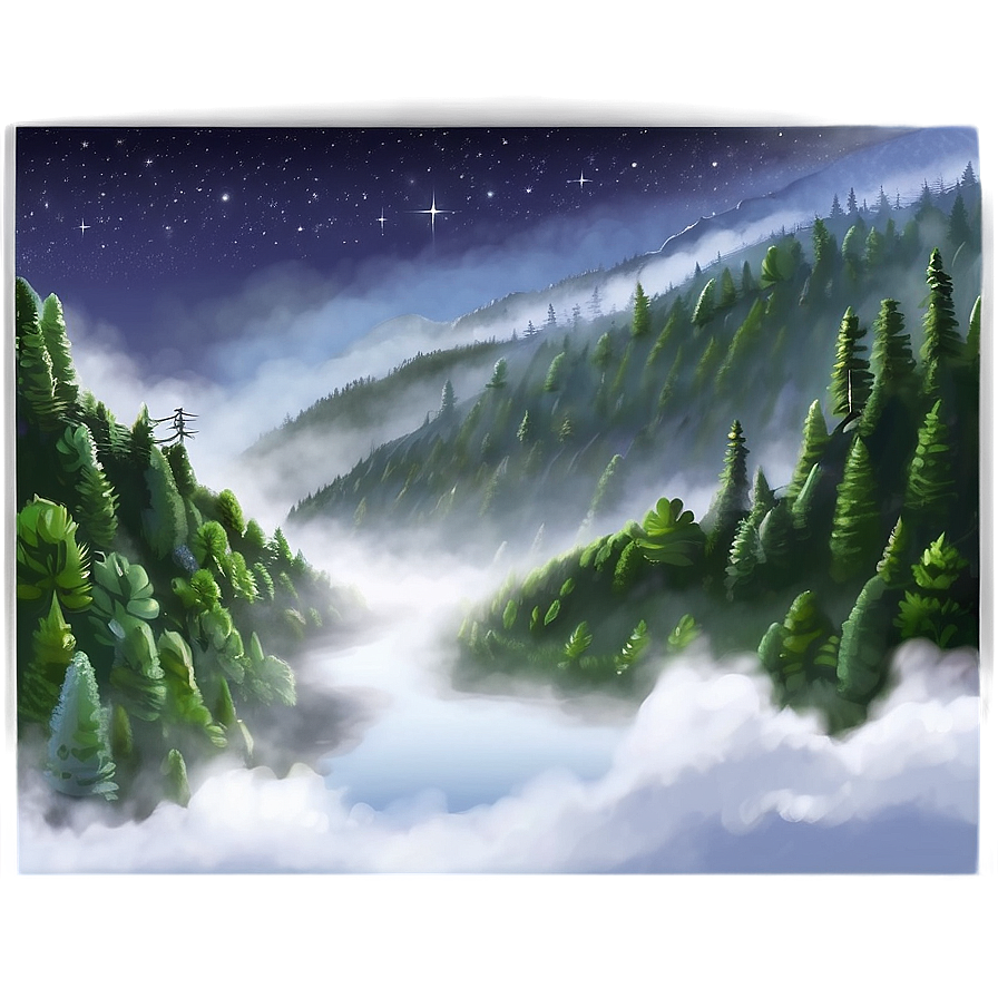 Nighttime Fog Png Iyp6 PNG Image