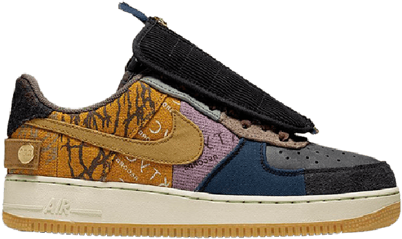 Nike Air Force1 Multi Texture Sneaker PNG Image