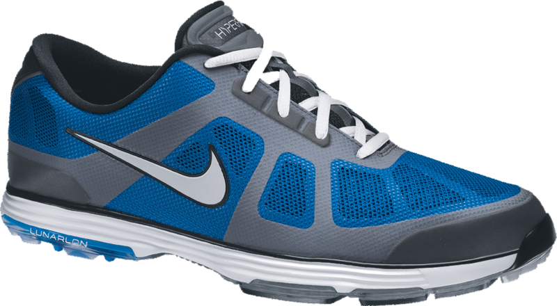 Nike Lunarglide Blue Gray Sneaker PNG Image