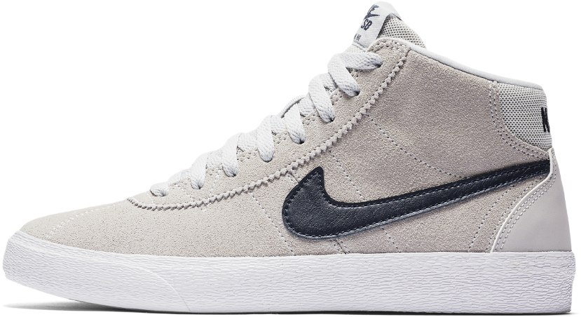 Nike Suede Court Sneaker Side View PNG Image