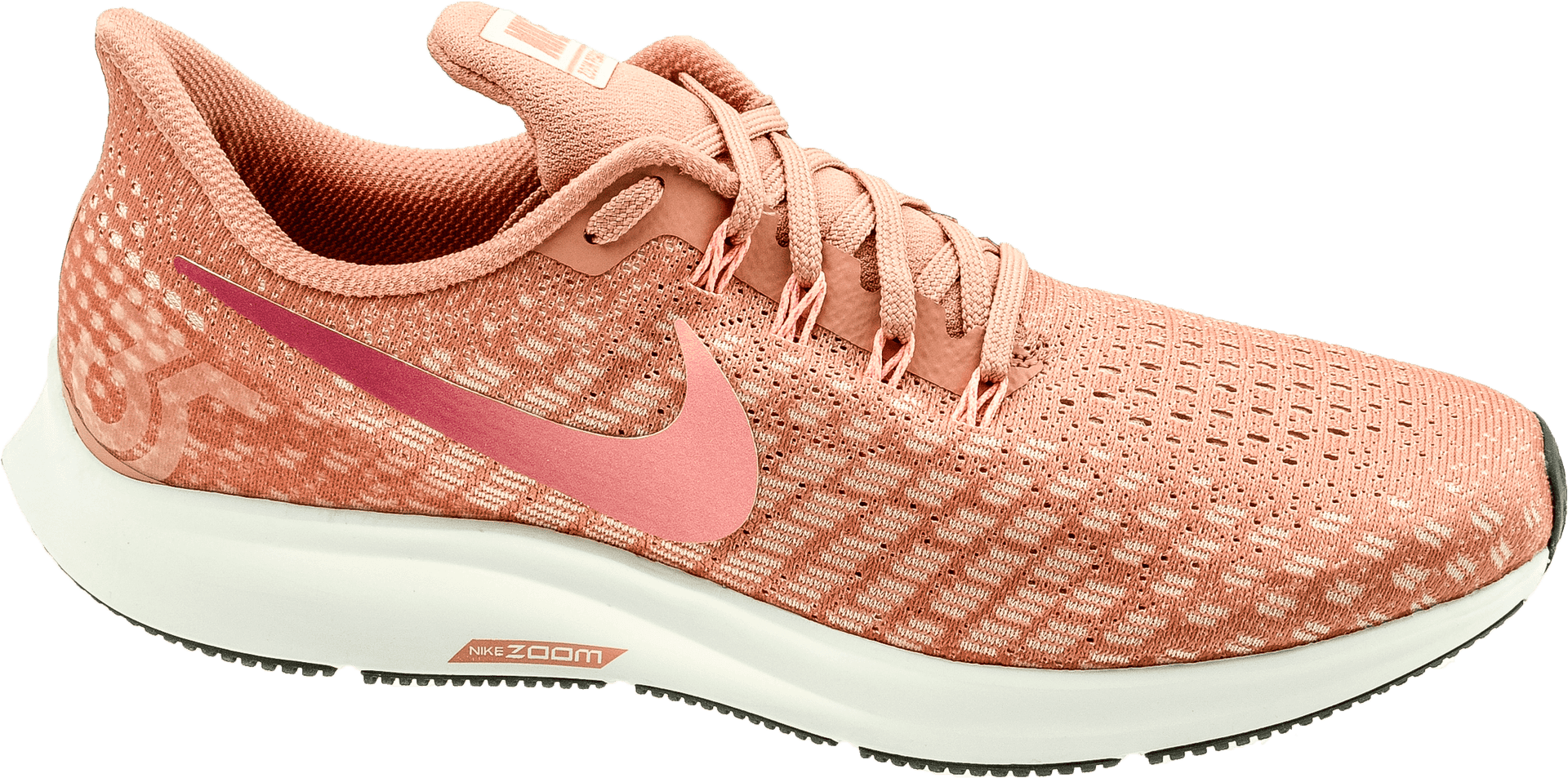 Nike Zoom Running Shoe Peach PNG Image