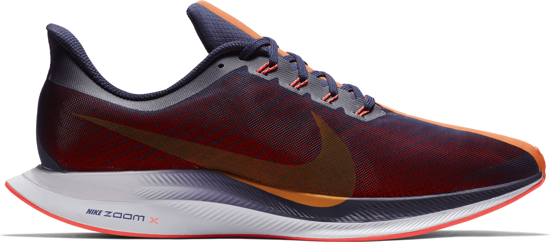 Nike Zoom Running Shoe Side View PNG Image