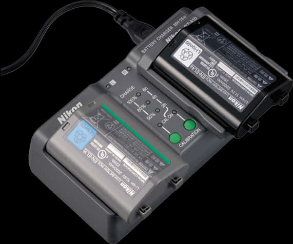 Nikon Battery Chargerwith Battery PNG Image