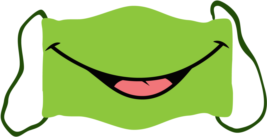 Ninja Mask Cartoon Smile PNG Image