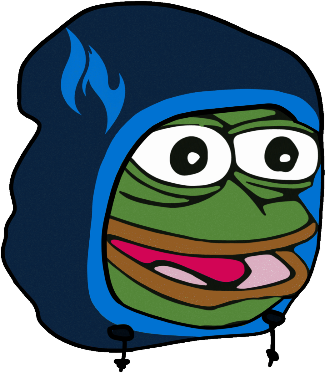 Ninja Pepe_ Twitch_ Emoticon PNG Image