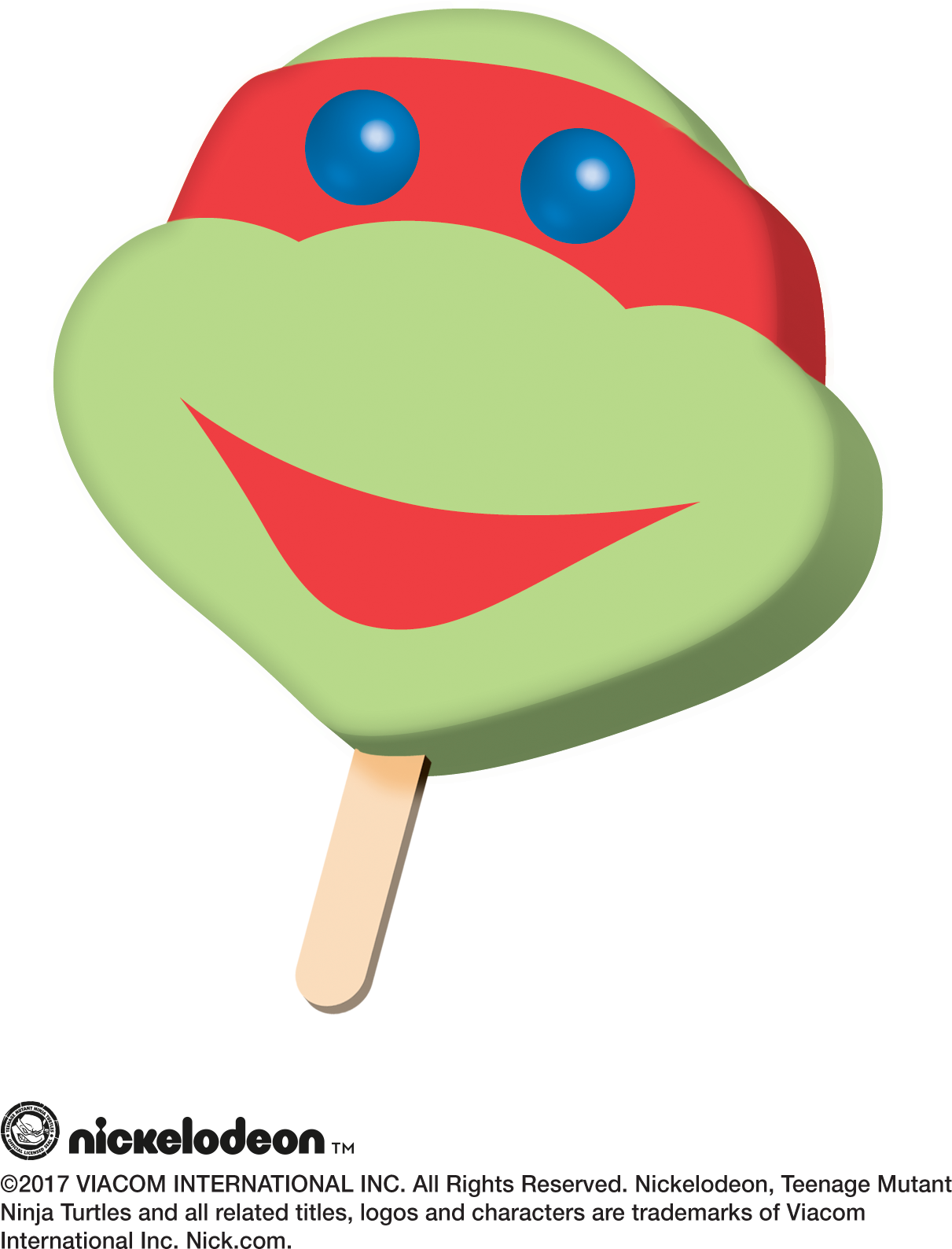 Ninja Turtle Popsicle Illustration PNG Image