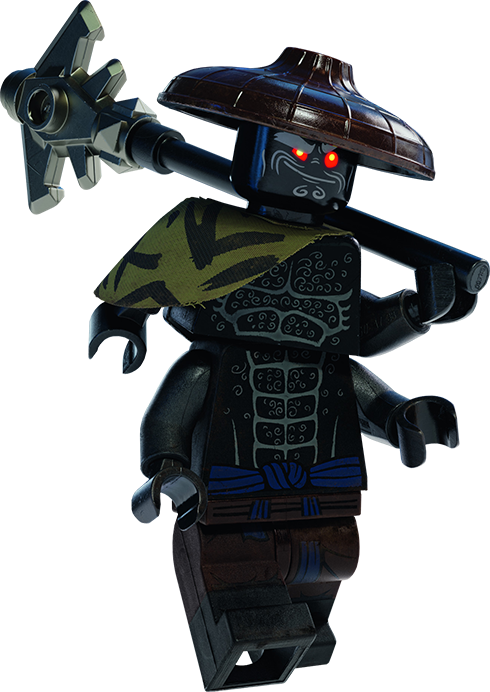 Ninjago Lego Figurewith Axe PNG Image