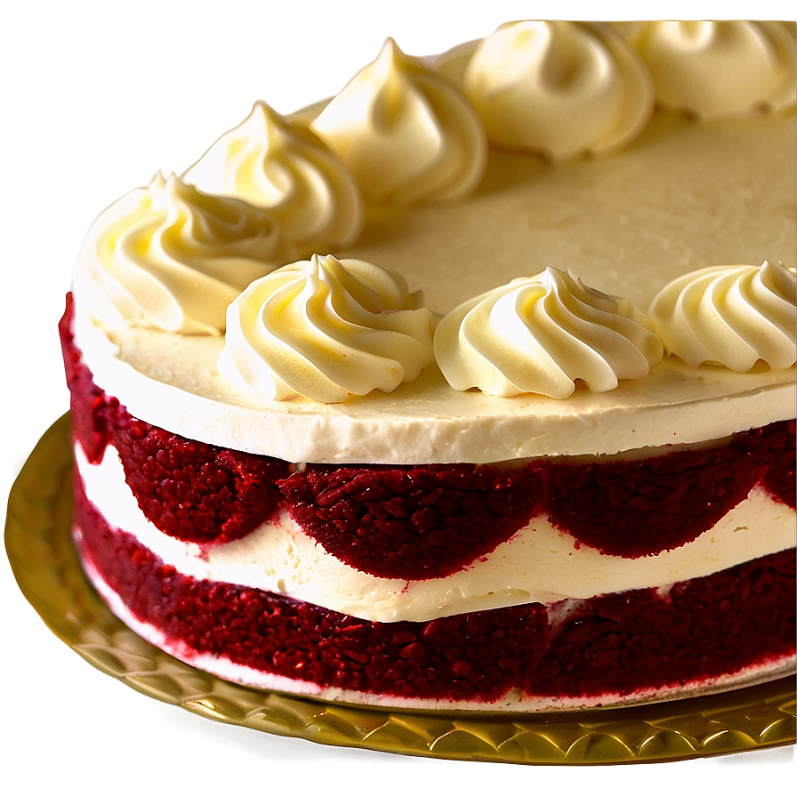 No-bake Red Velvet Cake Png Alu PNG Image