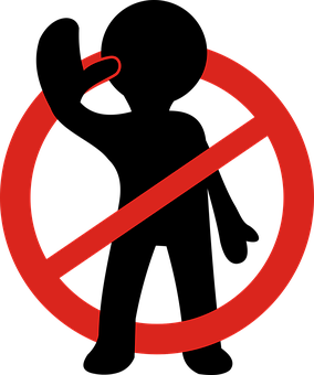 No Bomb Sign Graphic PNG Image