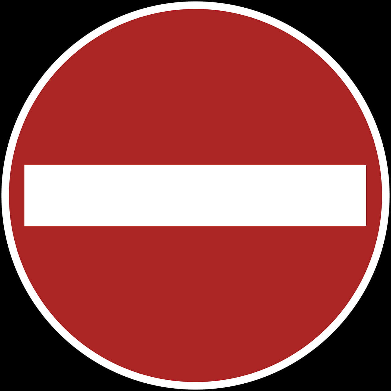 No Entry Sign PNG Image