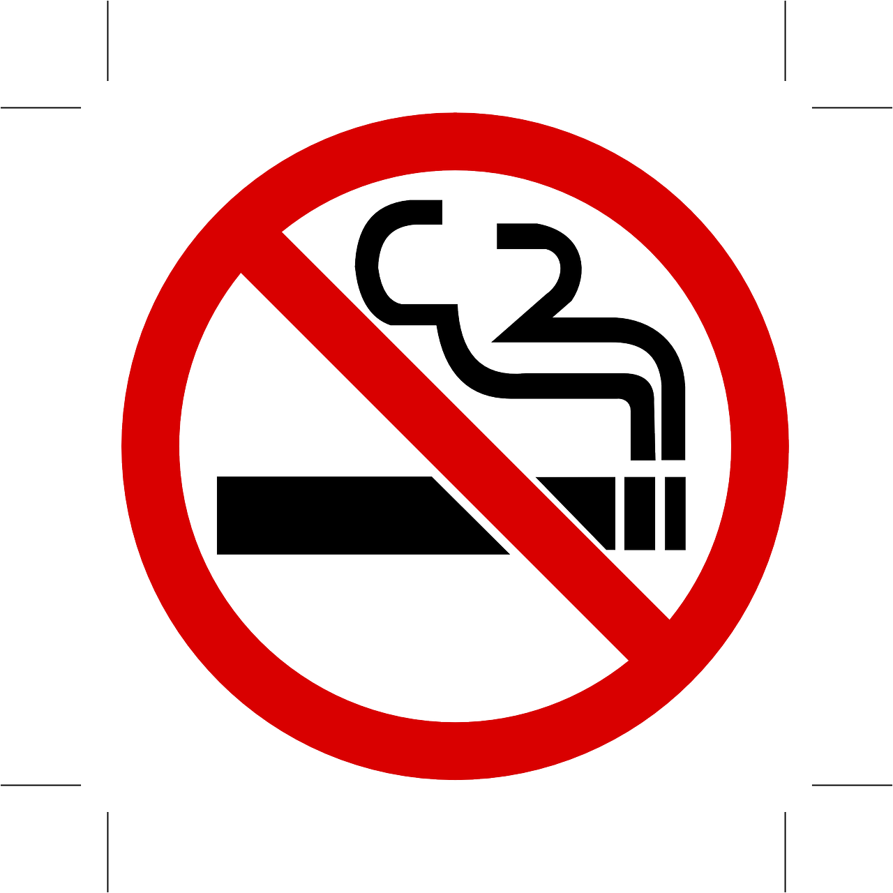 No Smoking Sign Graphic PNG Image