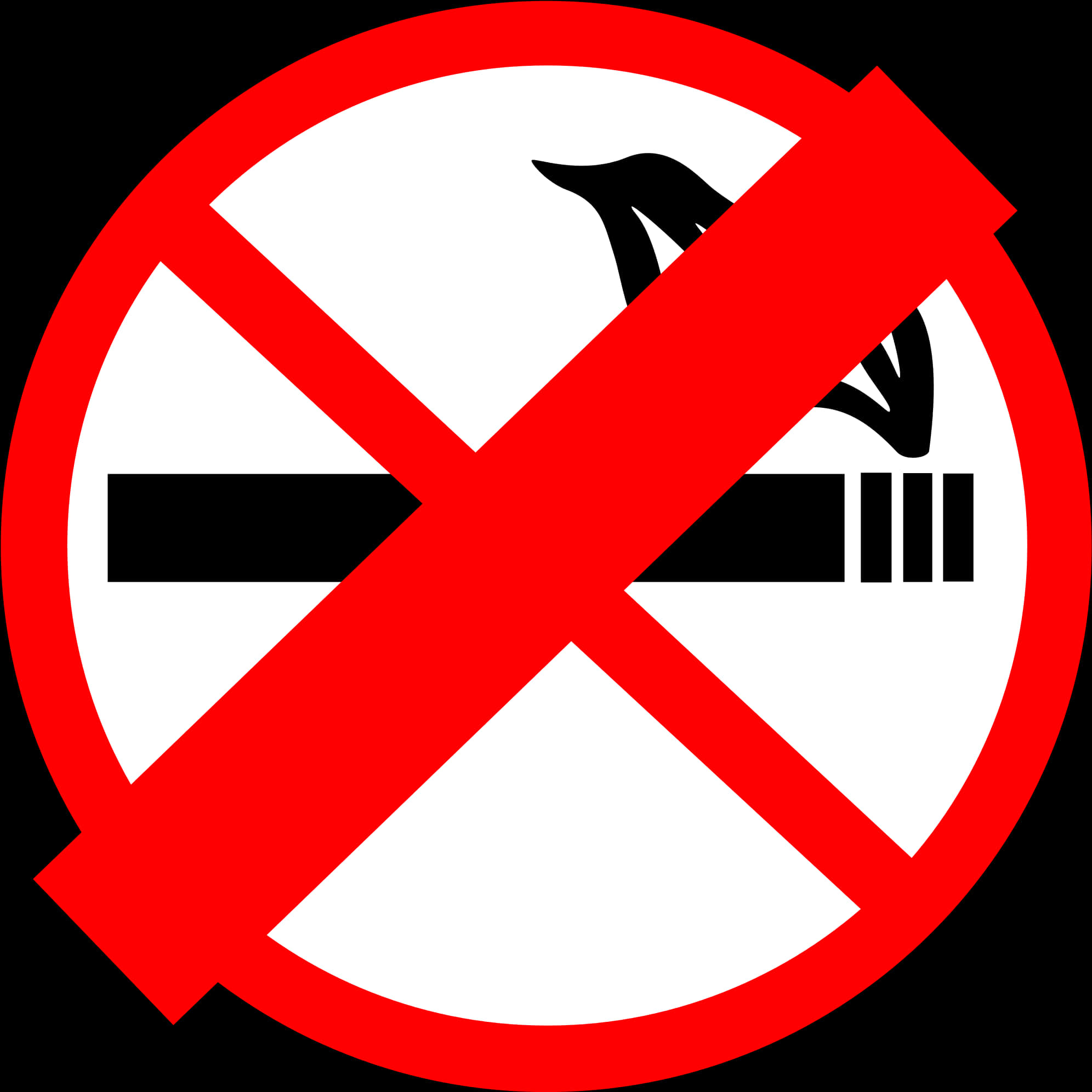 No Smoking Sign Graphic PNG Image