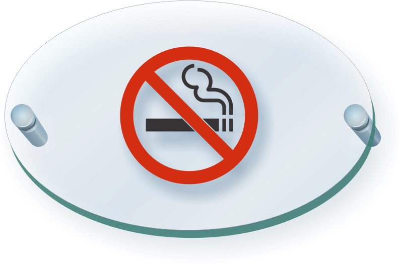 No Smoking Signon Wall PNG Image