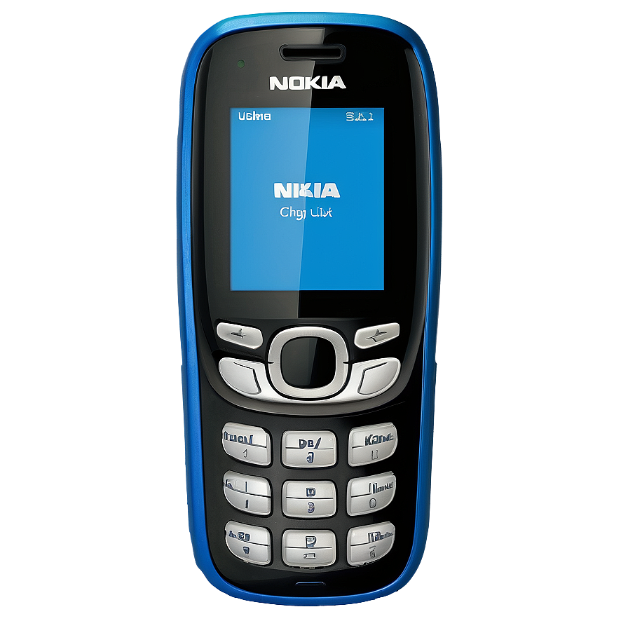 Nokia Phone In Blue Png Ceh92 PNG Image