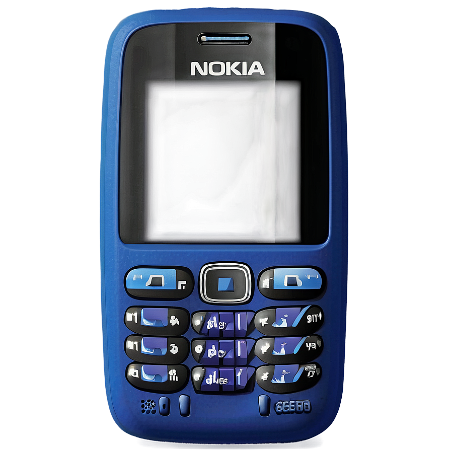 Nokia Phone In Blue Png Cid PNG Image