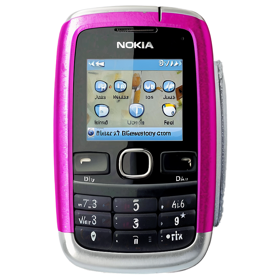 Nokia Phone In Pink Png Egm PNG Image