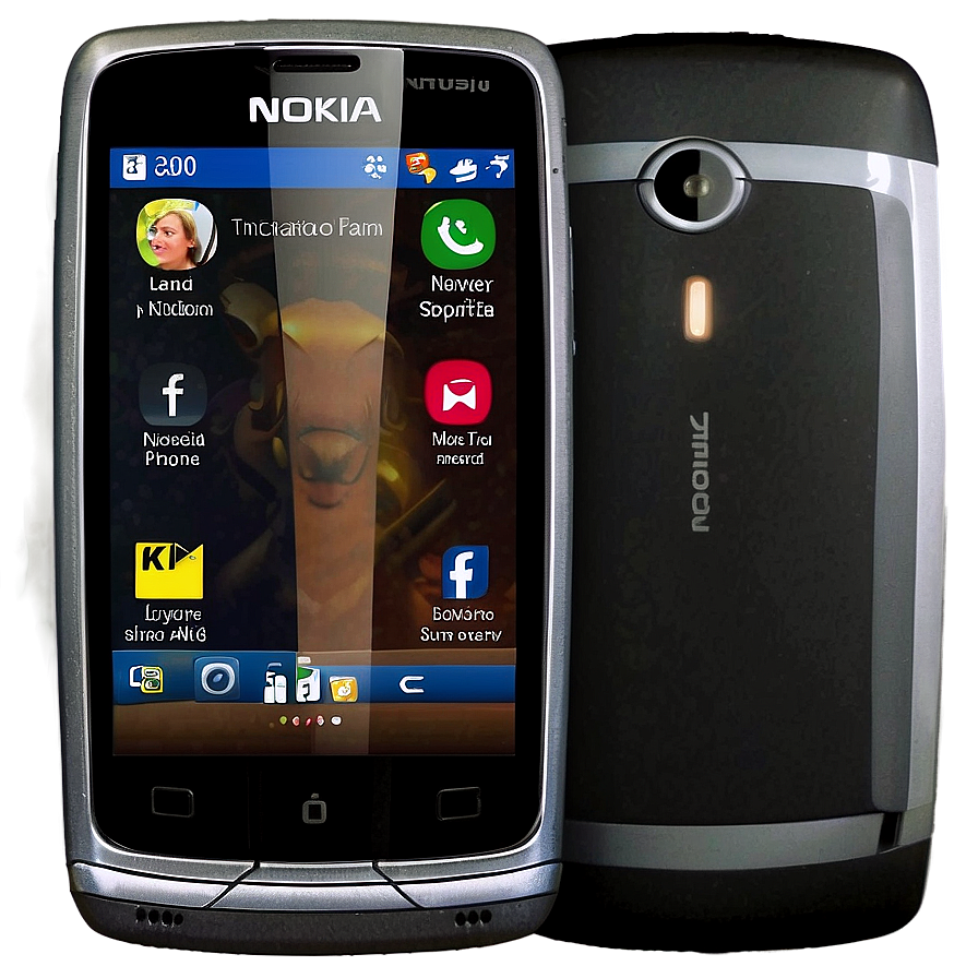 Nokia Phone With Big Screen Png Ecw37 PNG Image