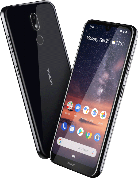 Nokia Smartphone Dual Camera Design PNG Image