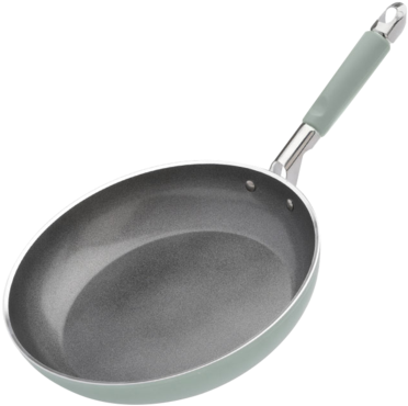 Nonstick Frying Pan Gray Handle PNG Image