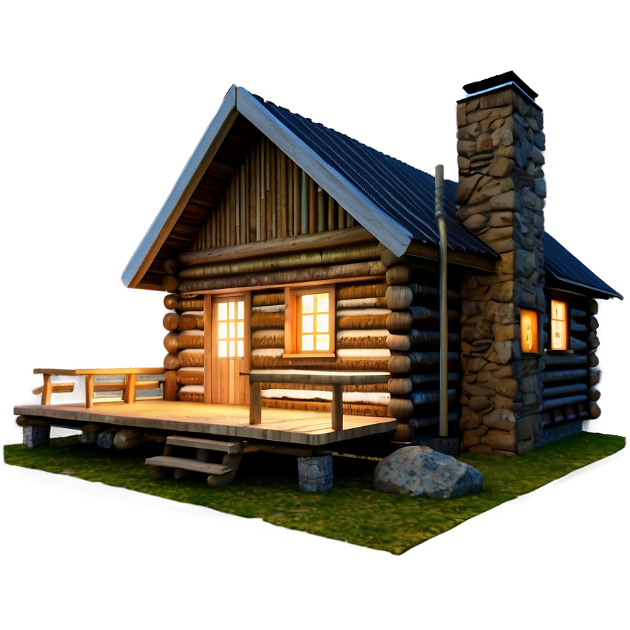 Nordic Style Log Cabin Png Kjq PNG Image