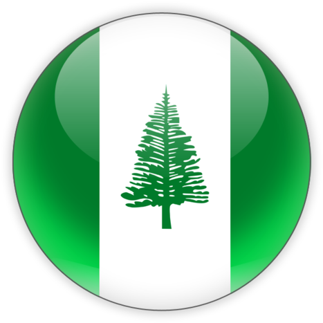 Norfolk Island Pine Badge PNG Image