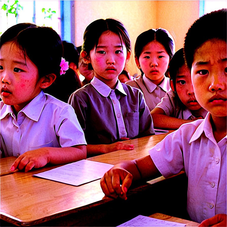 North Korean School Classroom Png Ste PNG Image