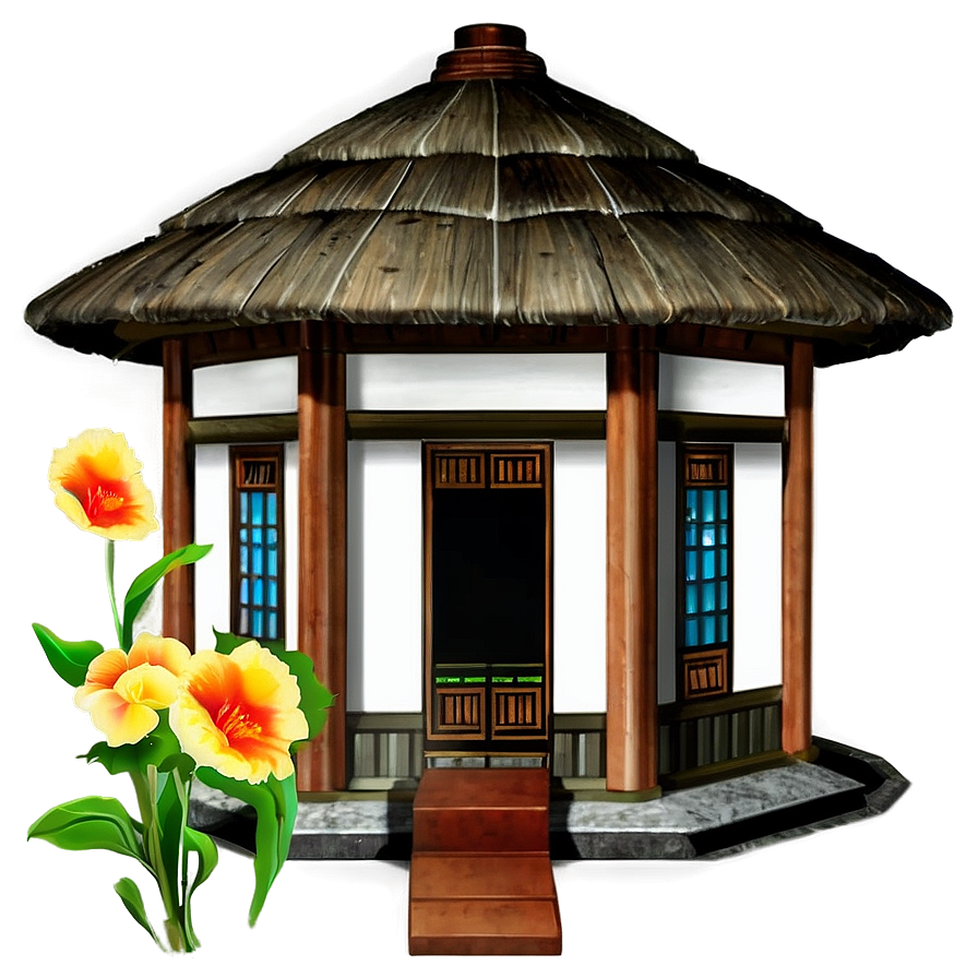 North Korean Traditional House Png Xkt PNG Image