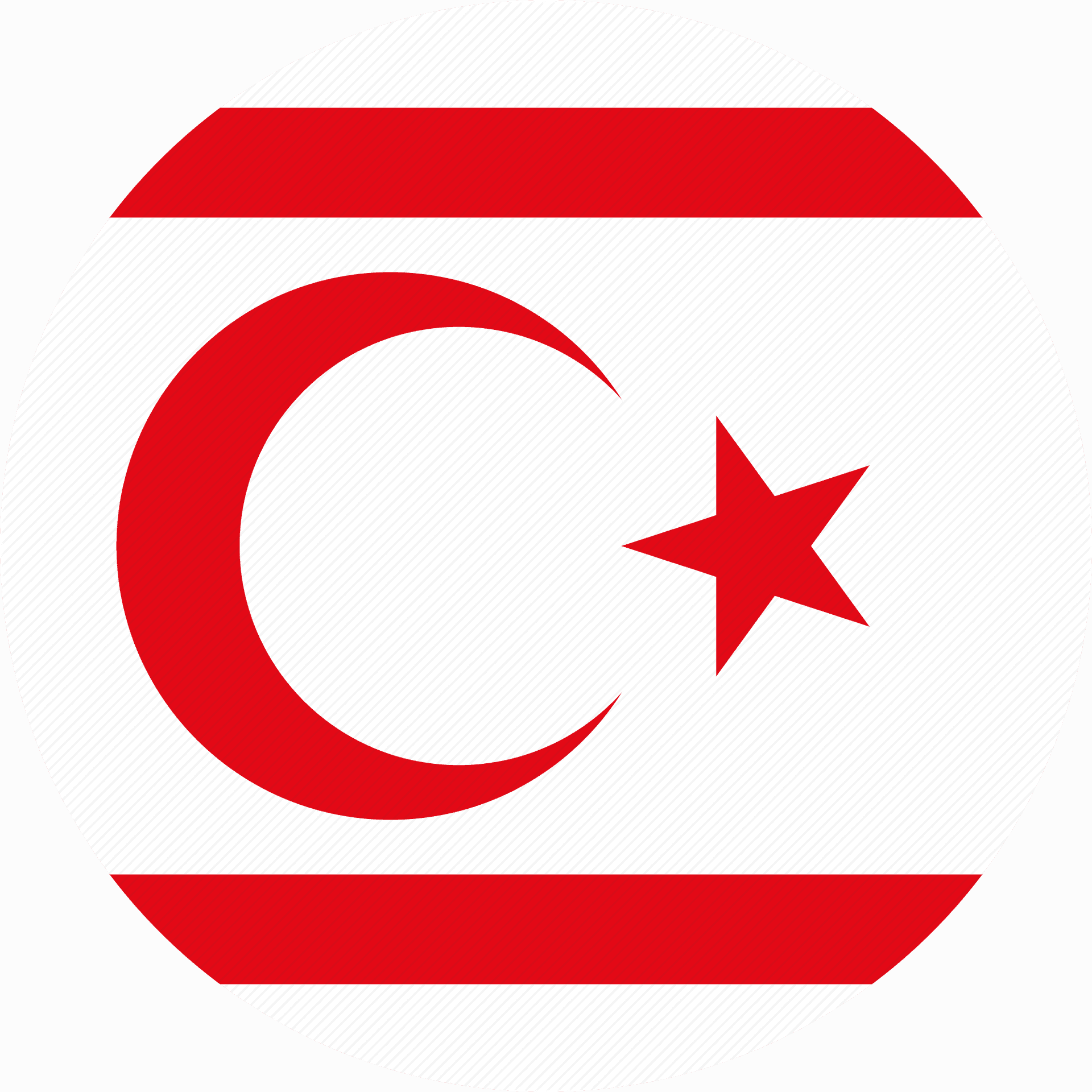 Northern Cyprus Flag Graphic PNG Image