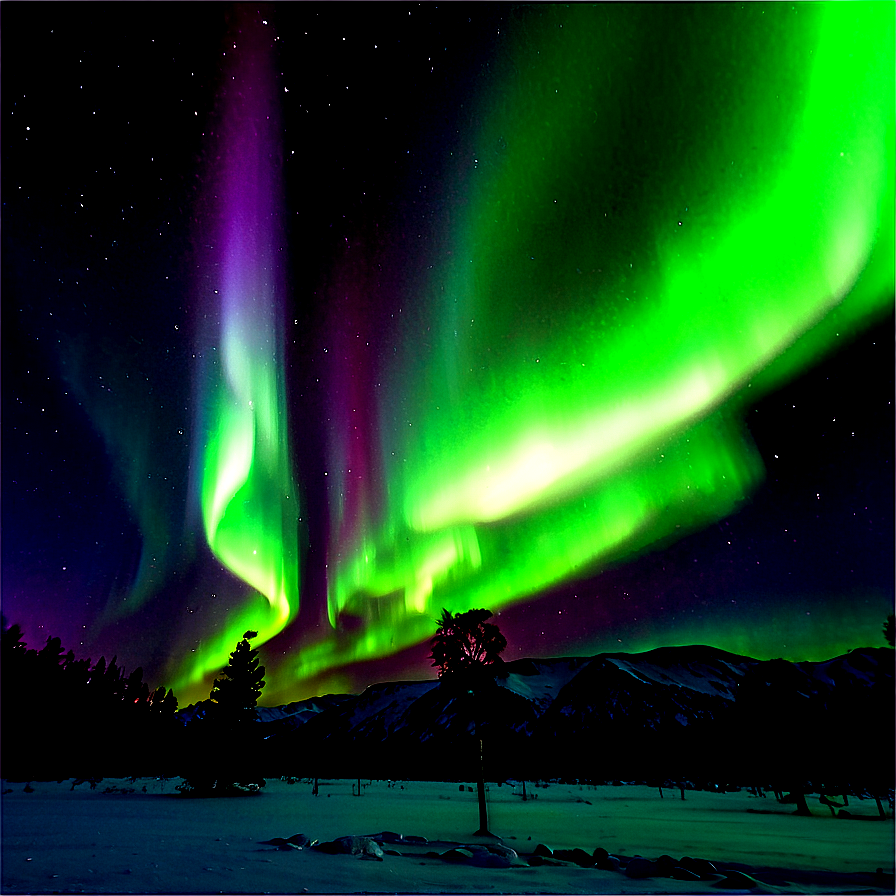 Northern Lights Display Png 61 PNG Image