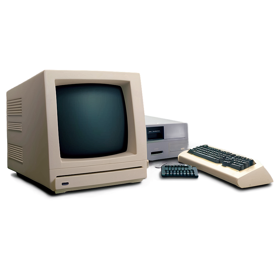 Nostalgic 90s Computer System Png Wuh PNG Image