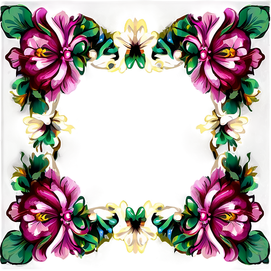 Nostalgic Floral Tapestry Png 27 PNG Image