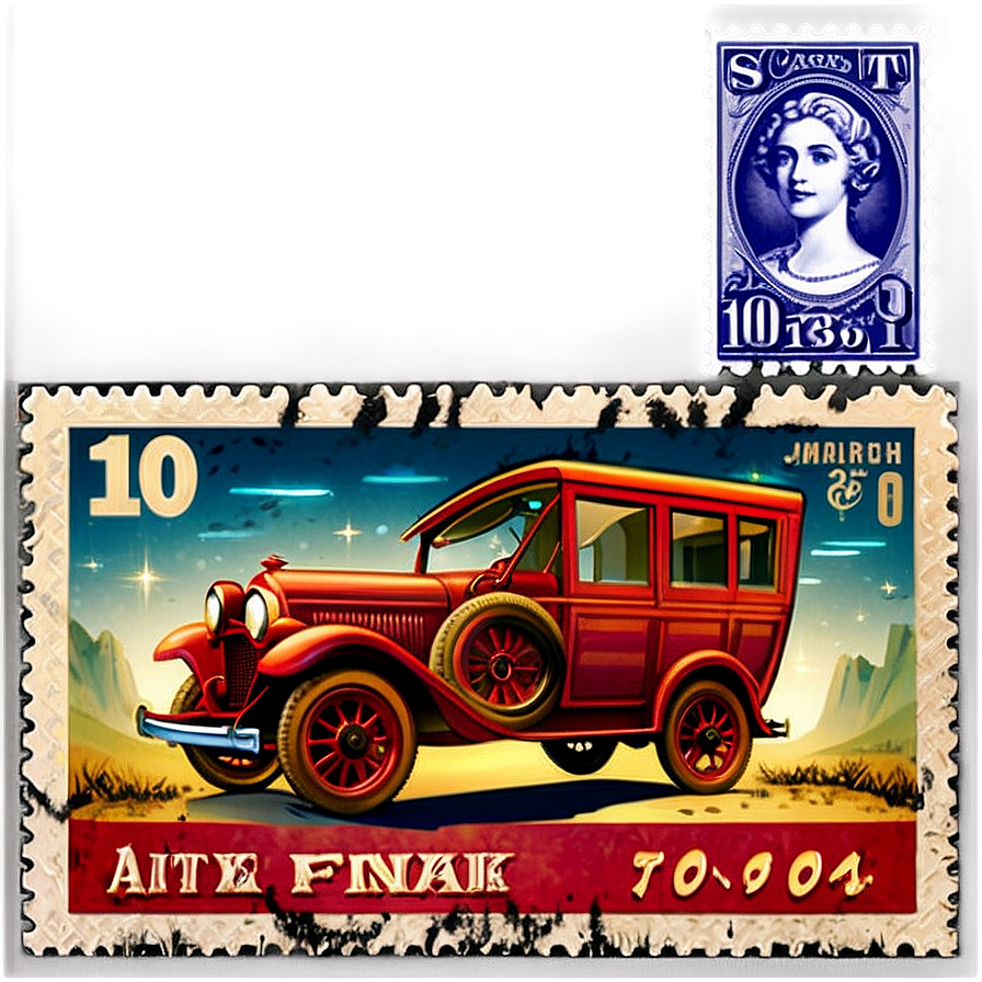 Nostalgic Postage Stamp Png 85 PNG Image