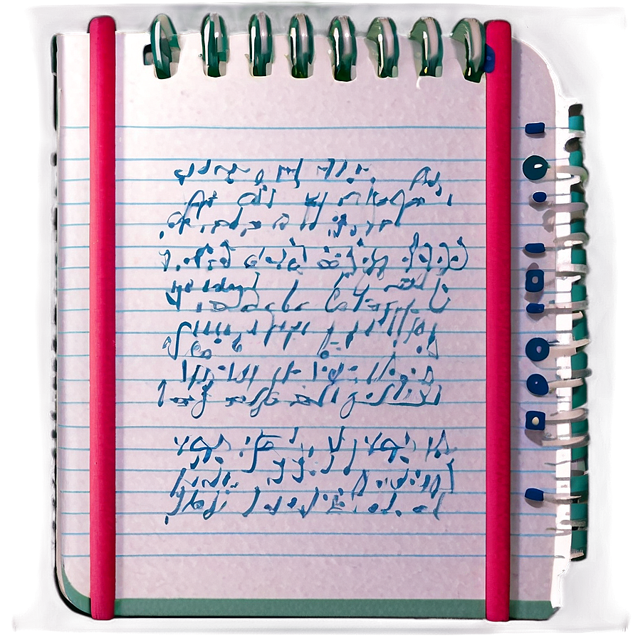 Notebook Paper For Writing Png 64 PNG Image