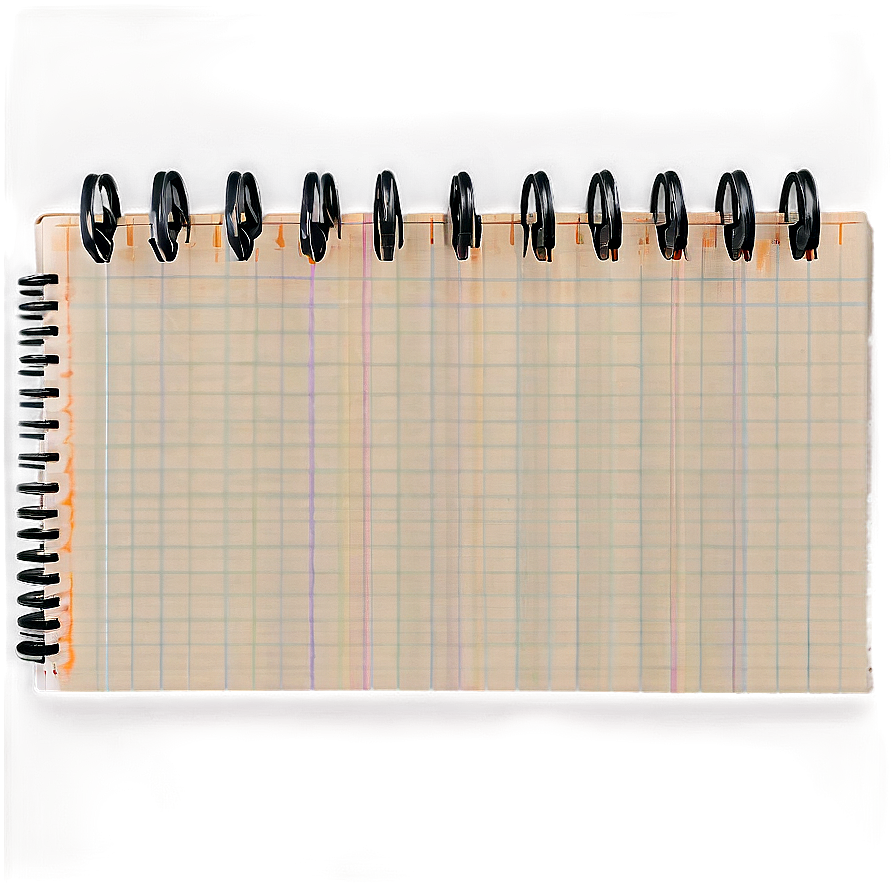 Notebook Paper Sheet Png Wes52 PNG Image