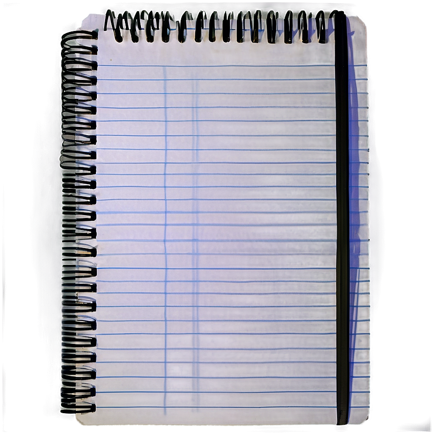 Notebook Paper With Spiral Png Men PNG Image