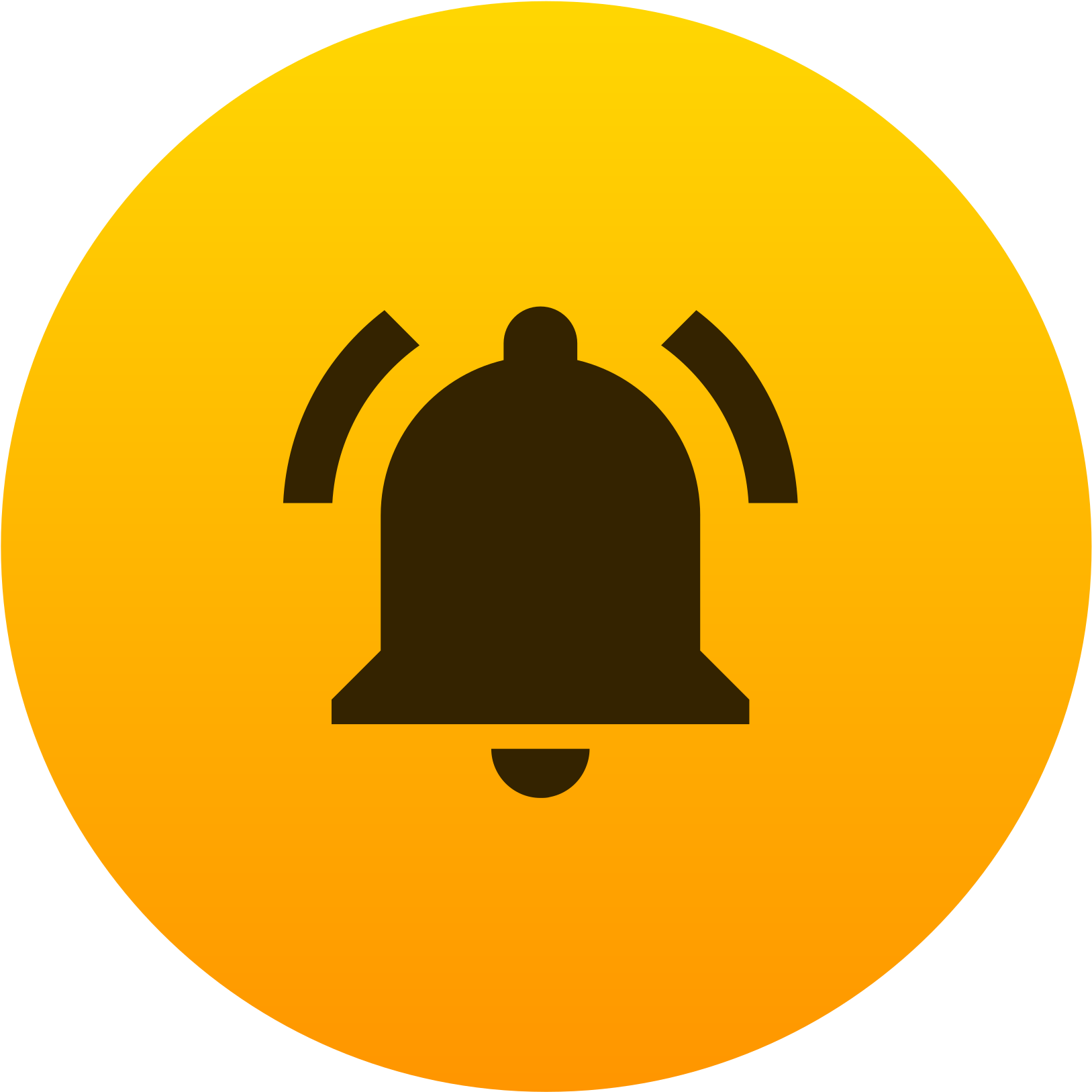 Notification Bell Icon PNG Image