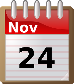 November24 Calendar Icon PNG Image