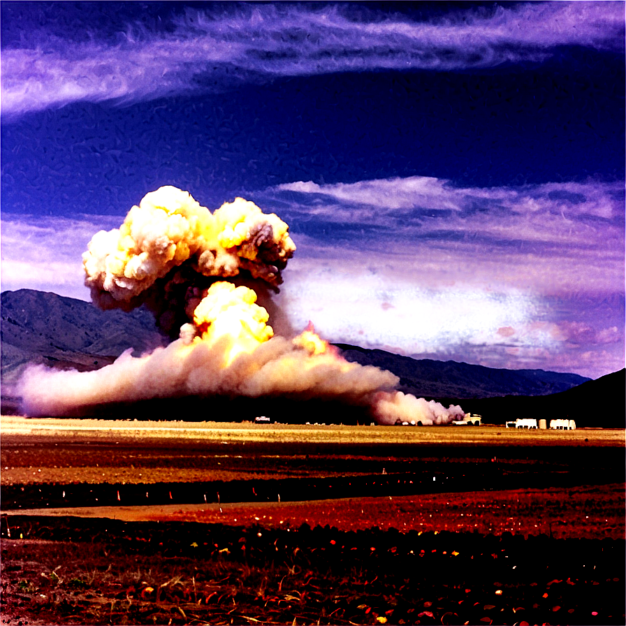 Nuclear Bomb Test Site Png 31 PNG Image