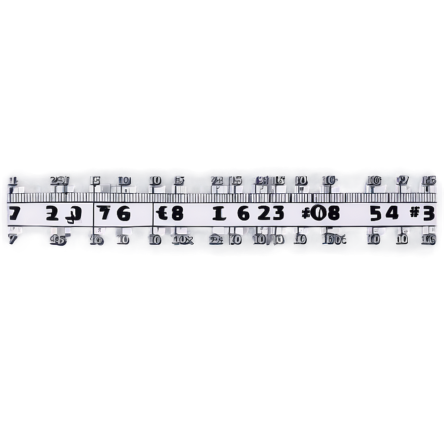 Number Line With Negative Numbers Png Tqu48 PNG Image